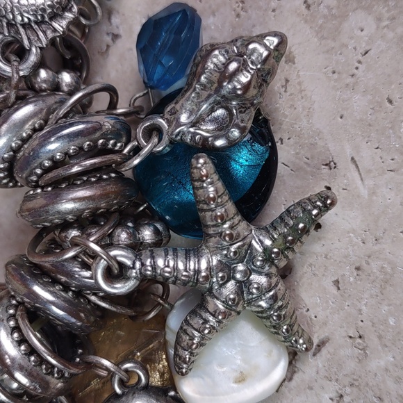 Ocean Themed Stretch Charm Bracelet - Picture 8 of 9